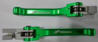 KXF 250/450 2004/2012 - Juego palancas freno y embrague FLEX anodizadas - VERDE